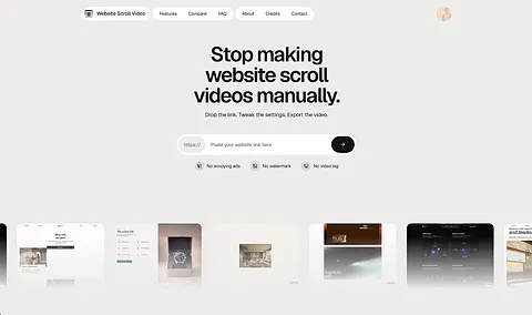 Website Scroll Video screenshot 1