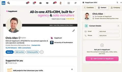Happlicant screenshot 3