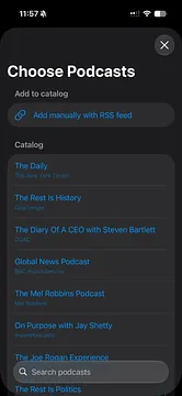 Swimcast screenshot 1