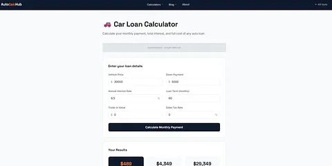 AutoCalcHub screenshot 3