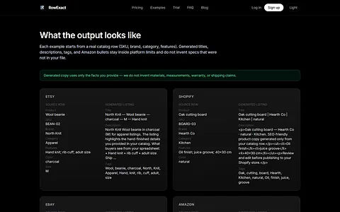 RowExact screenshot 4