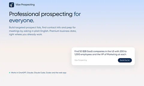 Vibe Prospecting screenshot 2