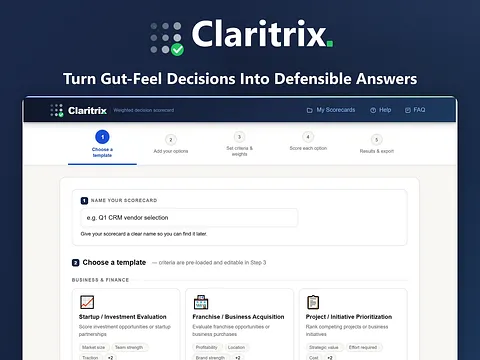 Claritrix screenshot 1