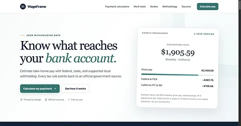 WageFrame screenshot 2