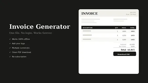 Freelancer PDF Kit screenshot 1