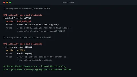 bounty-check screenshot 1