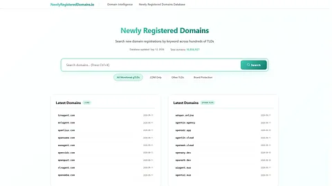 Newly Registered Domains screenshot 3