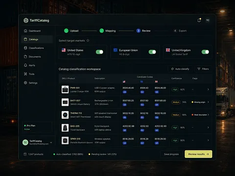 TariffCatalog screenshot 1