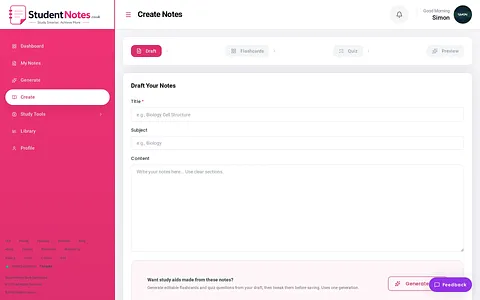 StudentNotes screenshot 4