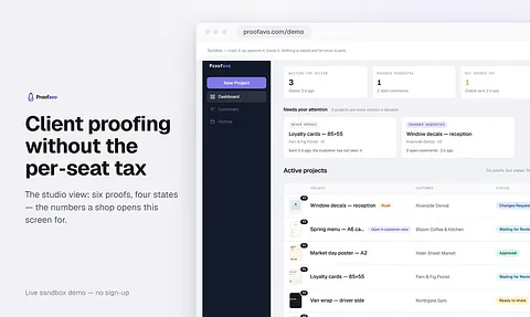 Proofavo screenshot 1