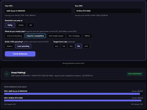BottleneckPC screenshot 2
