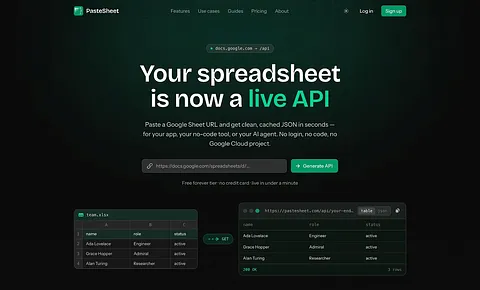 PasteSheet screenshot 1
