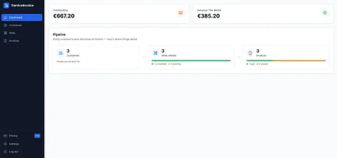 ServiceInvoice screenshot 1