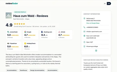 reviewfinder screenshot 1