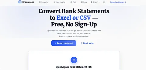 FinConv screenshot 1