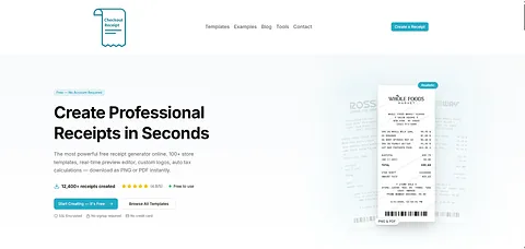 CheckoutReceipt screenshot 1