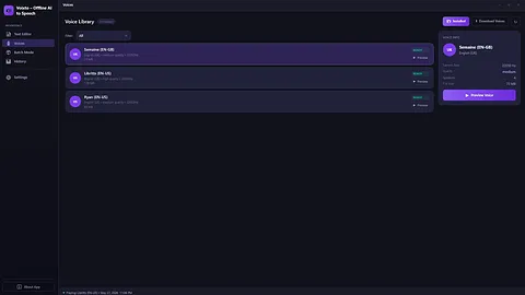 Voixto - AI Offline Text To Speech screenshot 1