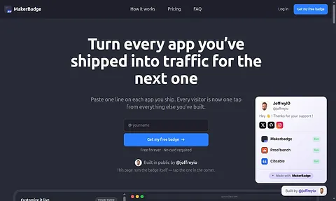 MakerBadge screenshot 2