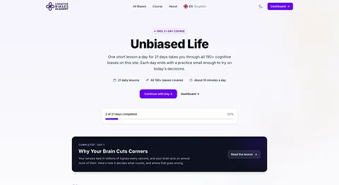 Cognitive Biases Academy screenshot 1