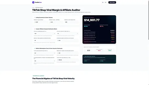 Profitscalc screenshot 2