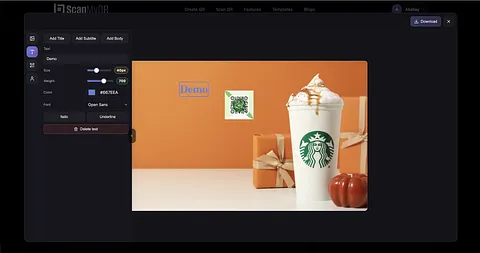ScanMyQr screenshot 1