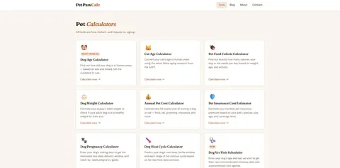 PetPawCalc screenshot 2