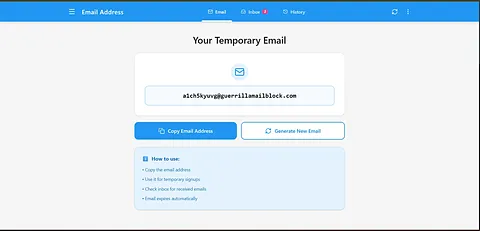TempEmailfree screenshot 3