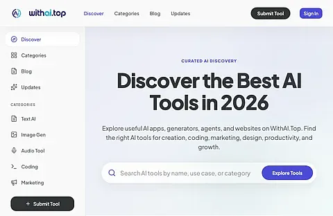 WithAI.Top - AI Tools Directory screenshot 1