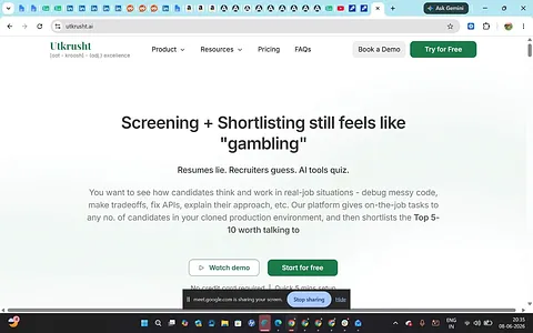 Utkrusht AI screenshot 1