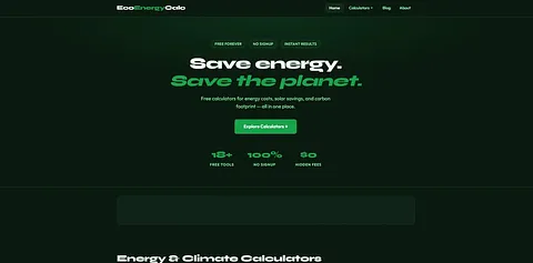 EcoEnergyCalc screenshot 1
