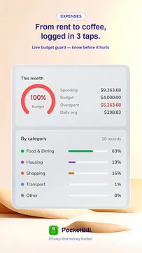 PocketBill screenshot 2