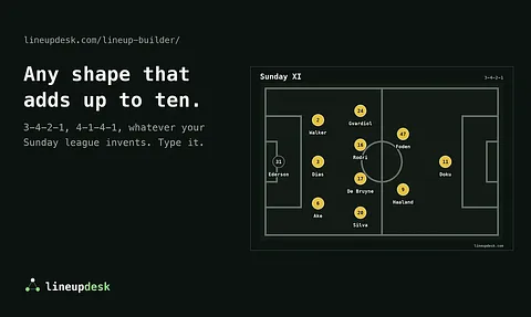 LineupDesk screenshot 1