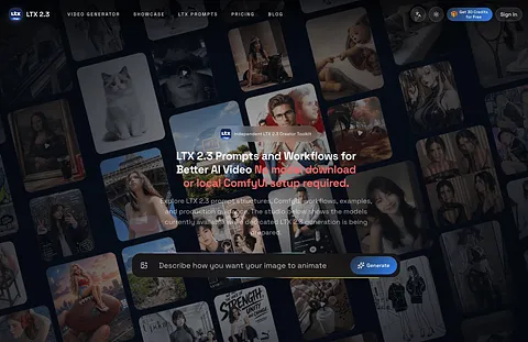 LTX 2.3 Free screenshot 1