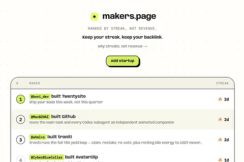 makers.page screenshot 1