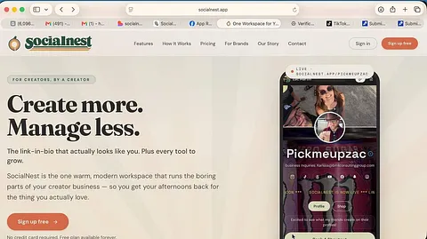 Socialnest.app screenshot 1