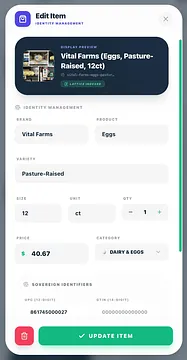 CartLens screenshot 2
