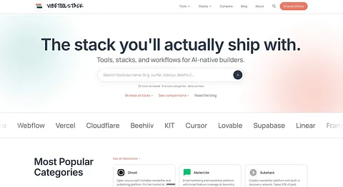 Vibetoolstack screenshot 1