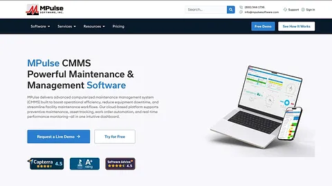 MPulse CMMS Software screenshot 1