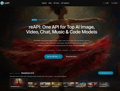 reAPI screenshot 1