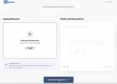 ATSScores screenshot 2