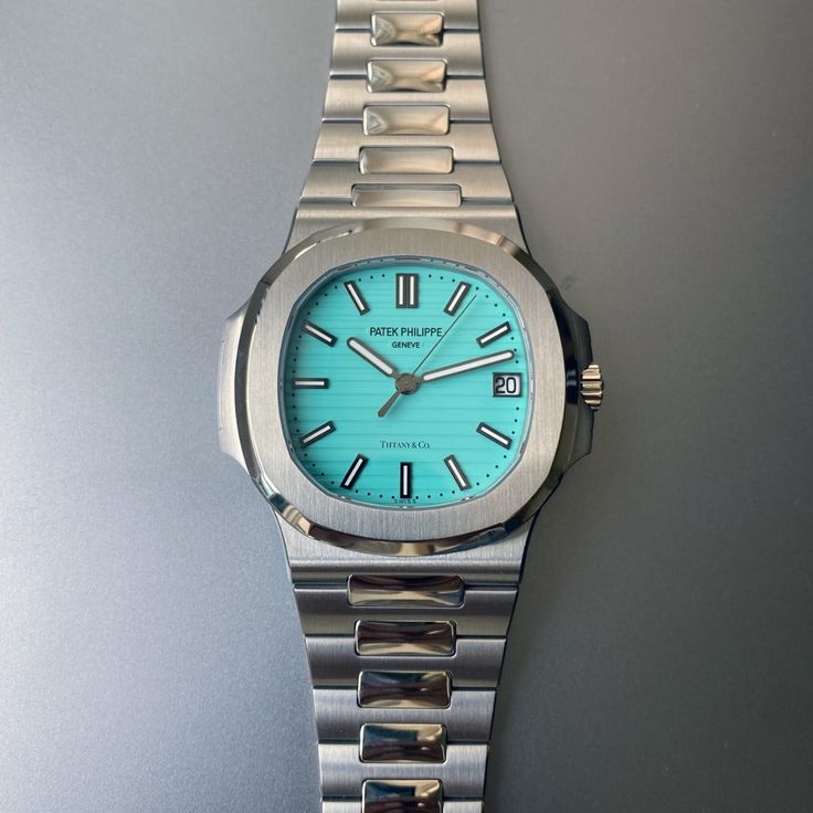 Patek 5711 Tiffany blue dial Nautilus at CJ William luxury watch dealer Surfside Miami