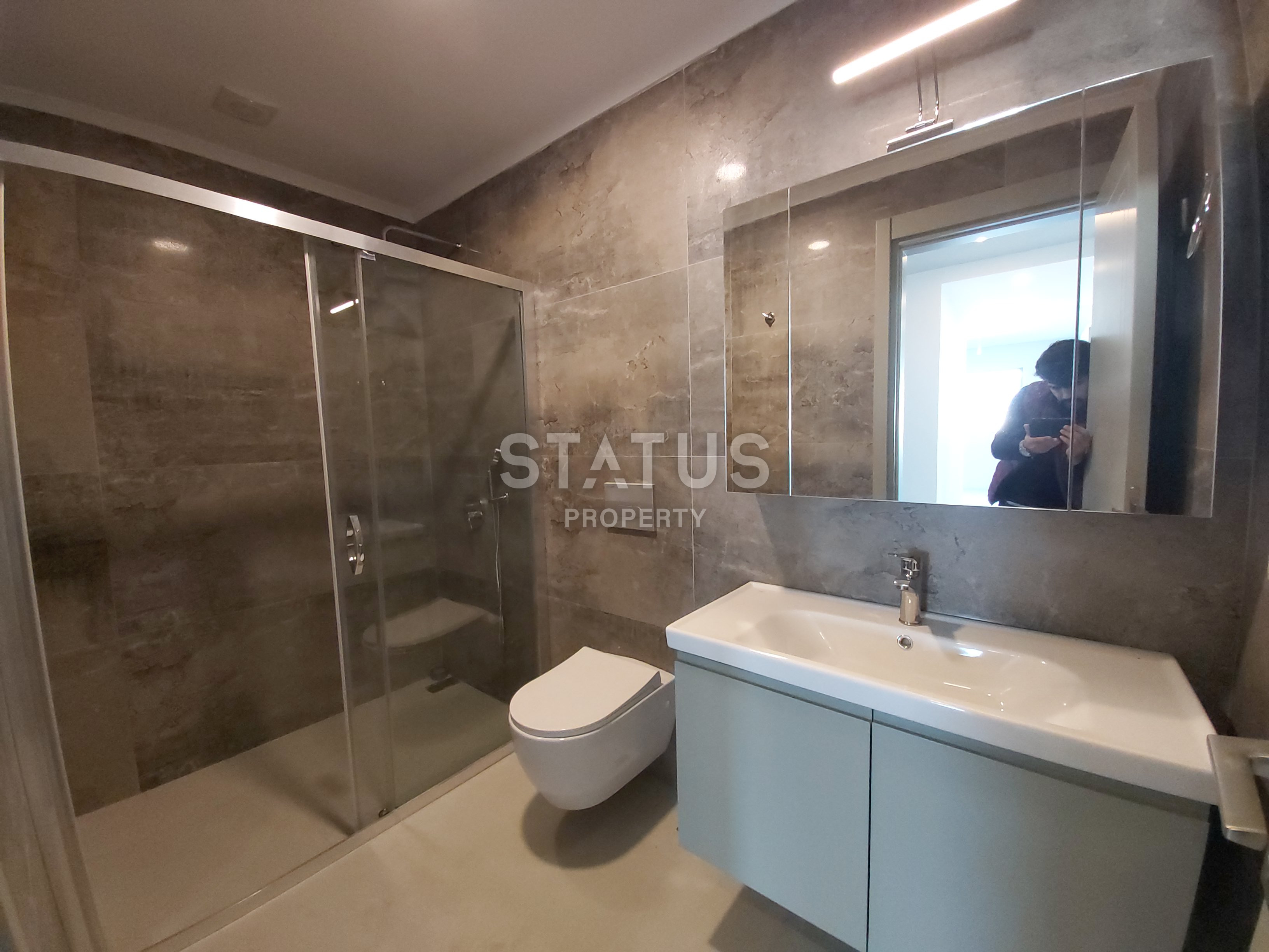 Apartment 2+1 with sea and mountain views in a luxury complex. 100 m2. Kestel, Alanya. фото 20