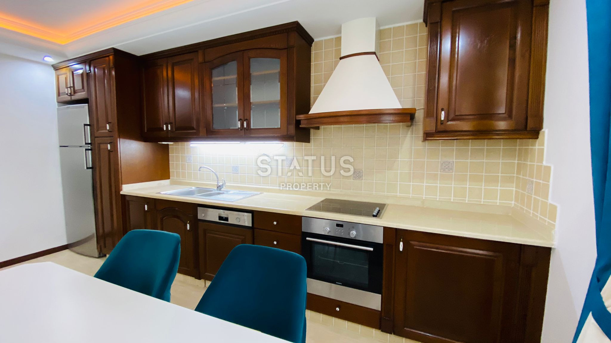 Крупнометражная 2+1 с видом на море, 135 м2 в Махмутларе. фото 7