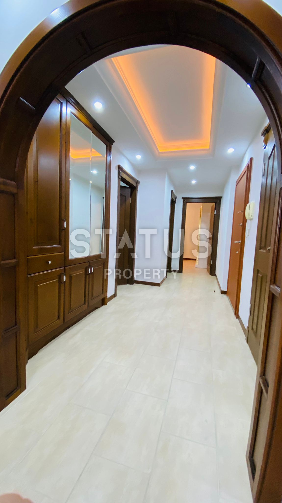 Крупнометражная 2+1 с видом на море, 135 м2 в Махмутларе. фото 28