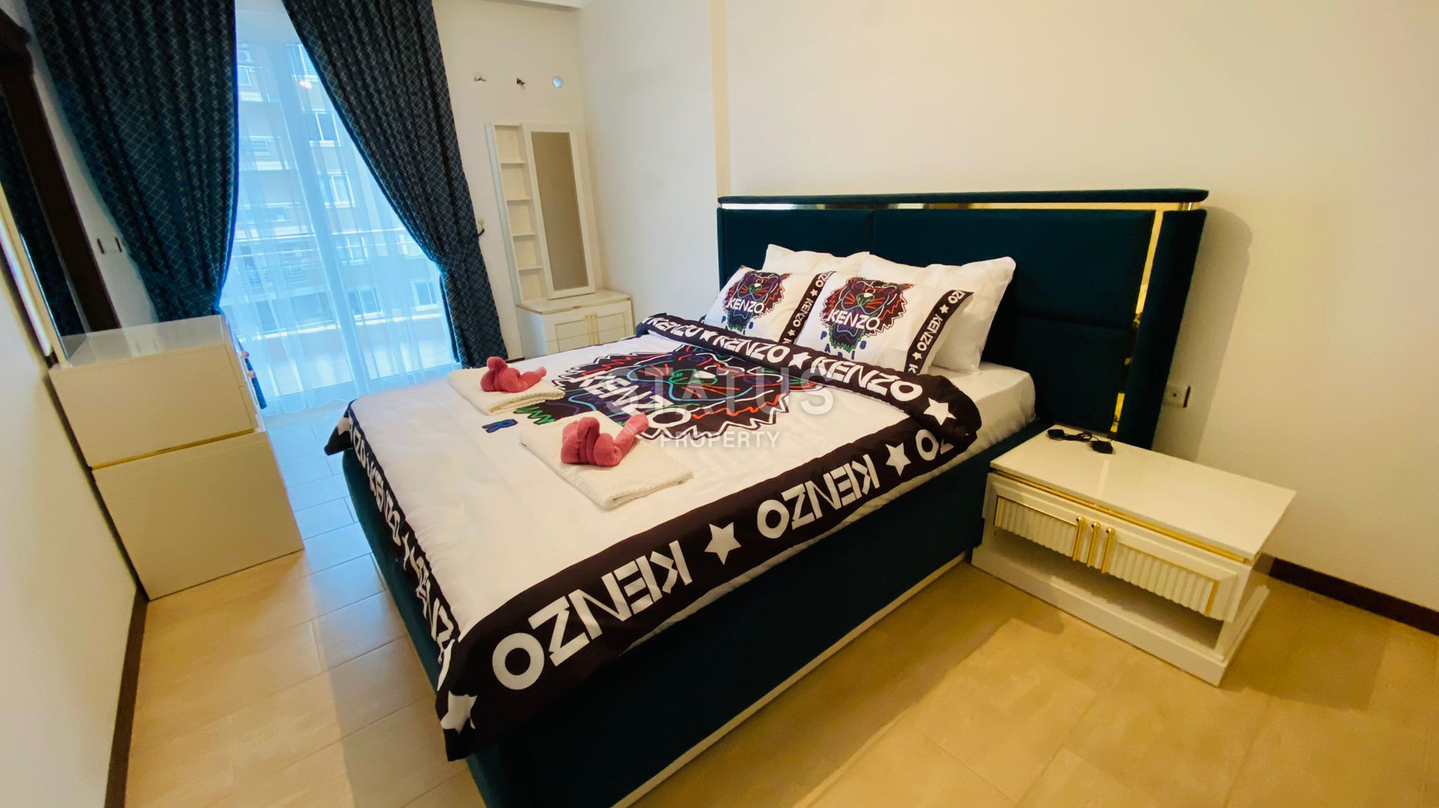 Крупнометражная 2+1 с видом на море, 135 м2 в Махмутларе. фото 32