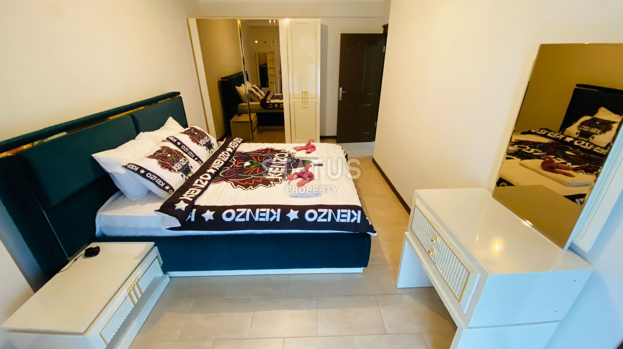 Крупнометражная 2+1 с видом на море, 135 м2 в Махмутларе. фото 35