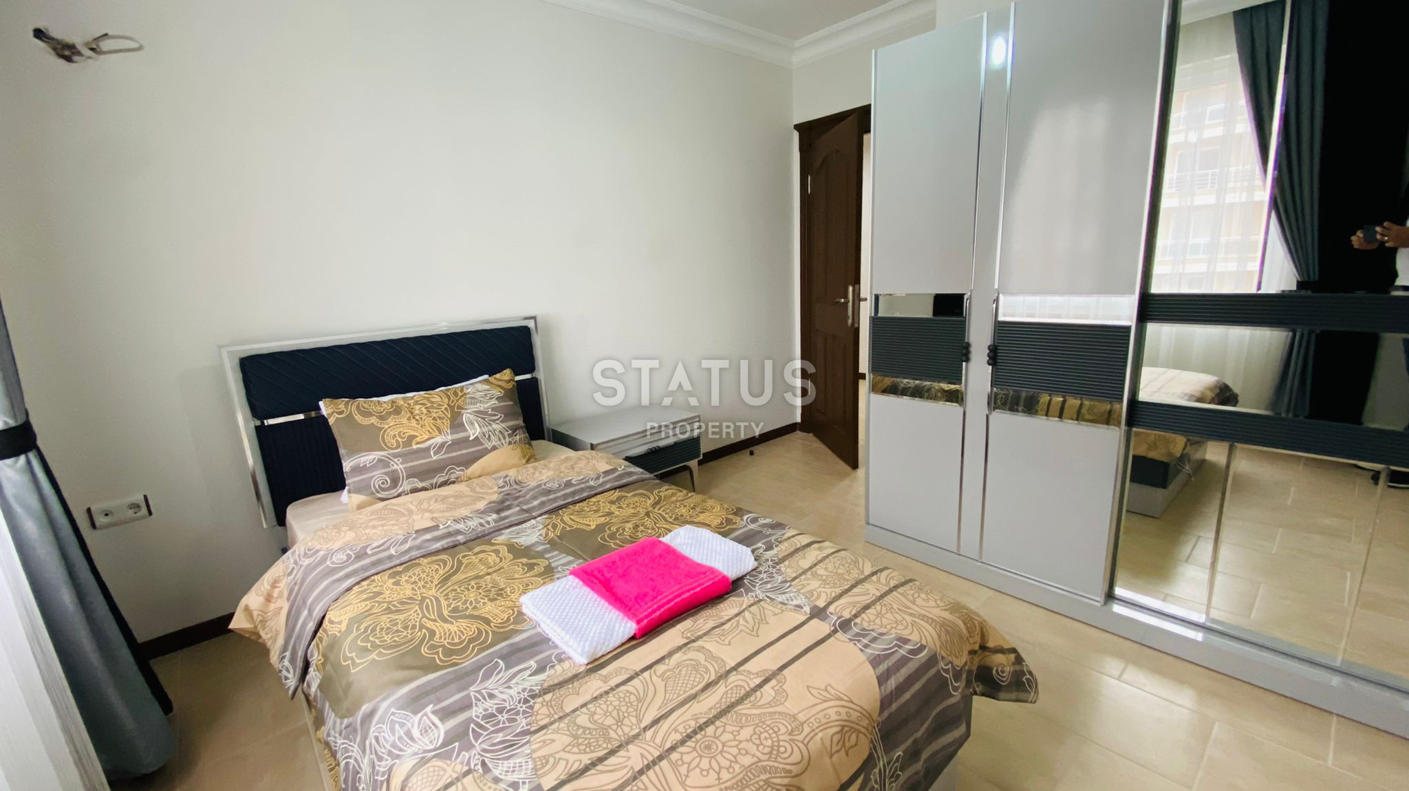 Крупнометражная 2+1 с видом на море, 135 м2 в Махмутларе. фото 42