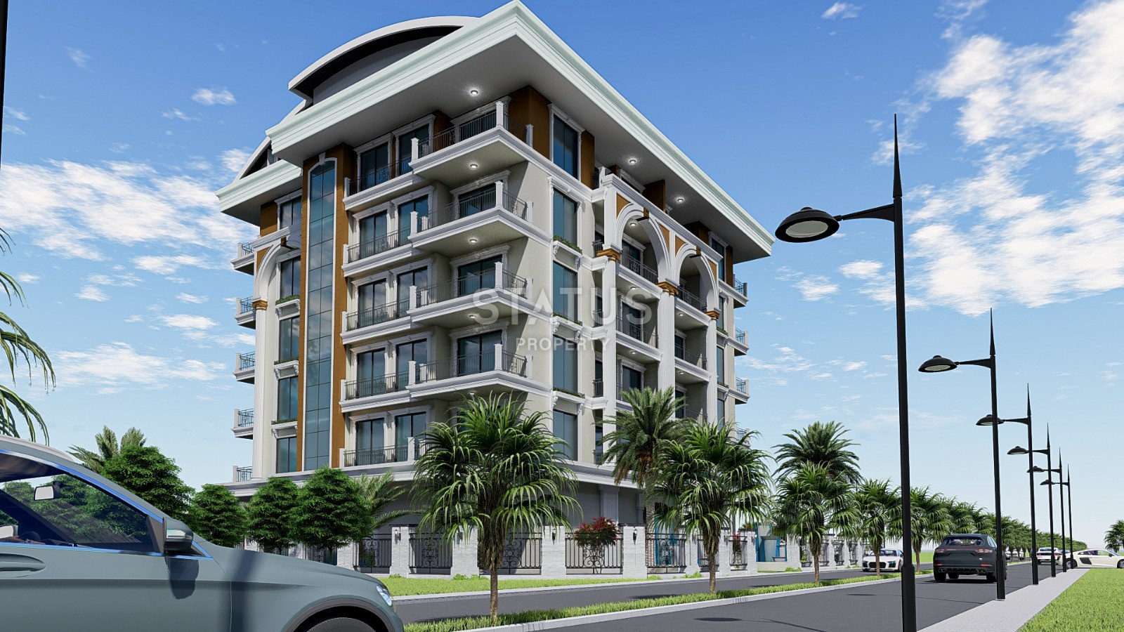 New complex in the Mamhutlar area with various layouts, 55 -79 m2 фото 3