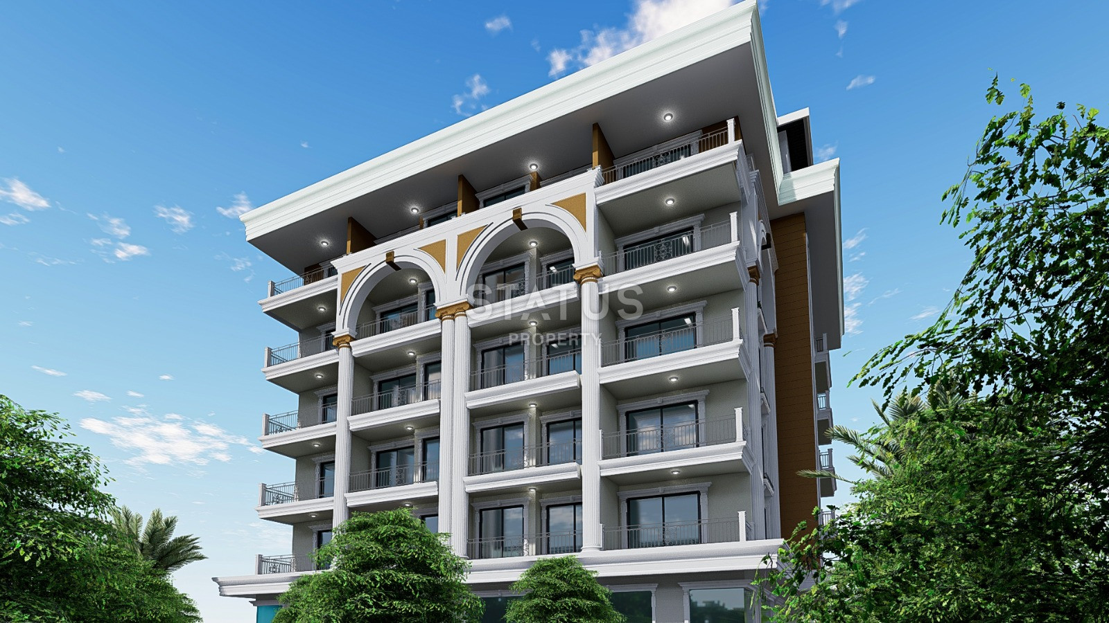 New complex in the Mamhutlar area with various layouts, 55 -79 m2 фото 4