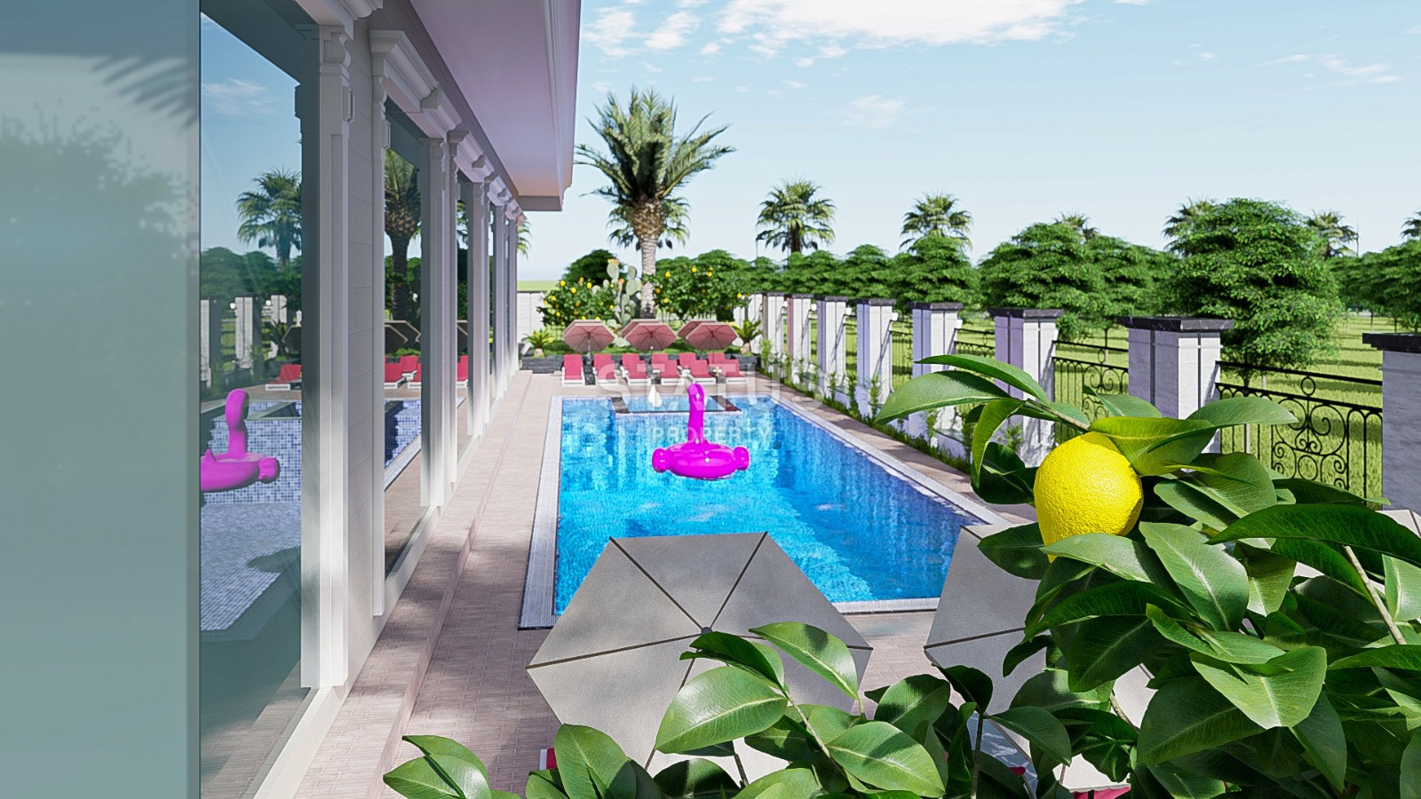 New complex in the Mamhutlar area with various layouts, 55 -79 m2 фото 6